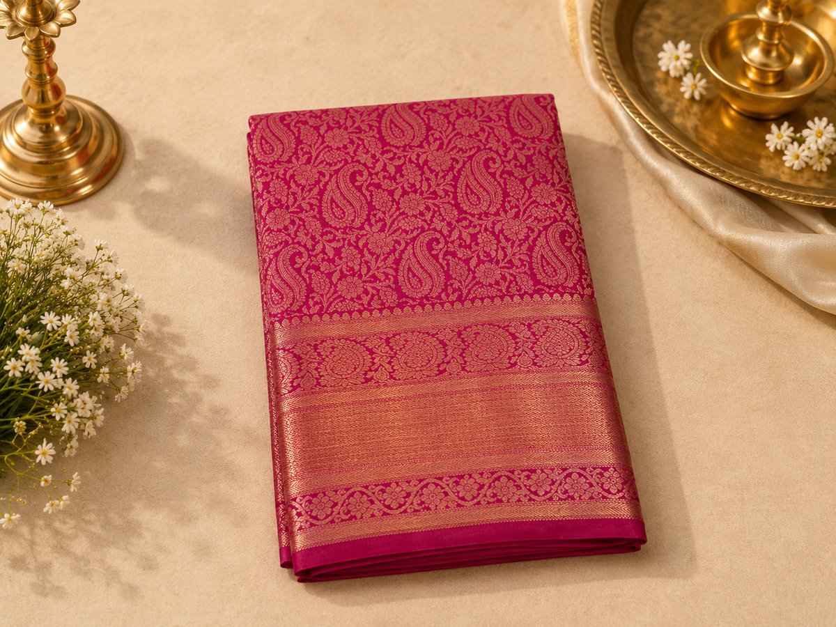 Kamalini Pure Kanchipuram Silk Saree
