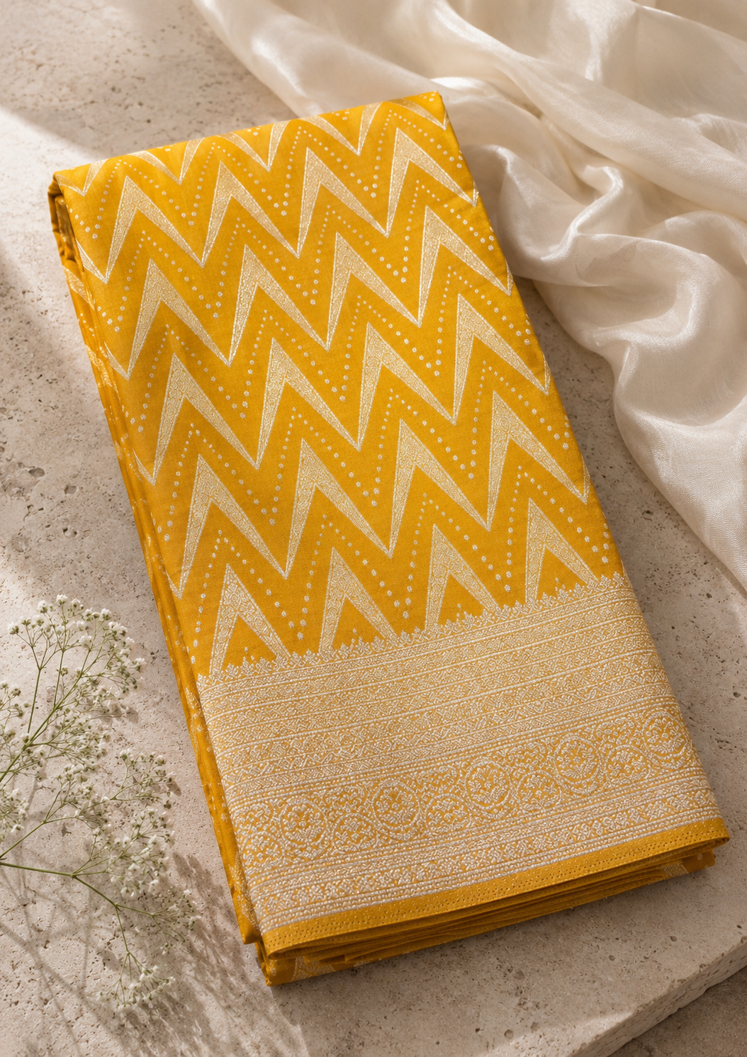 Pankhuri Semi Banaras Saree